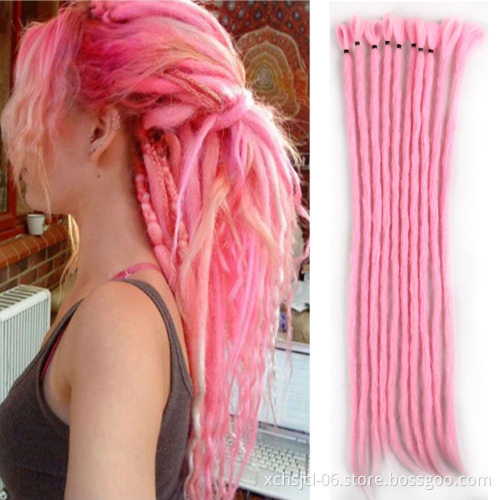 Dreadlack Locs Crochet Hair 20 inch Dreadlack Locs Crochet Hair Pre looped Synthetic Crochet Braiding Hair for Women
